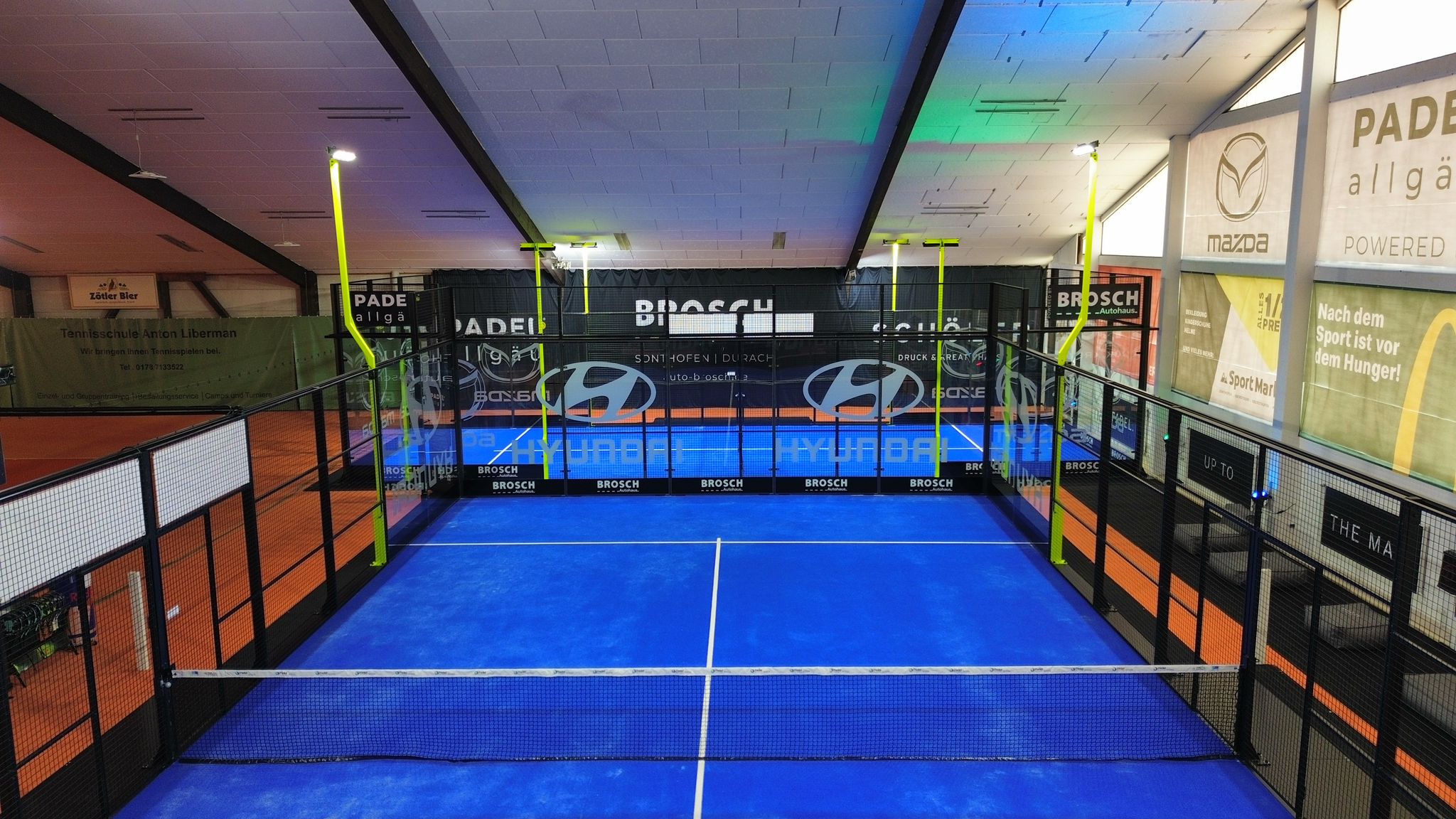 Mobiler Padel Court indoor